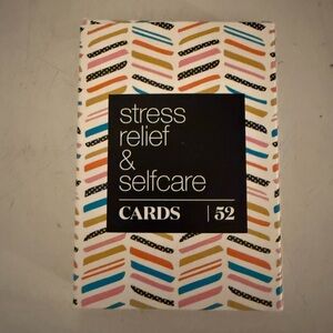 Stress relief and self care card deck